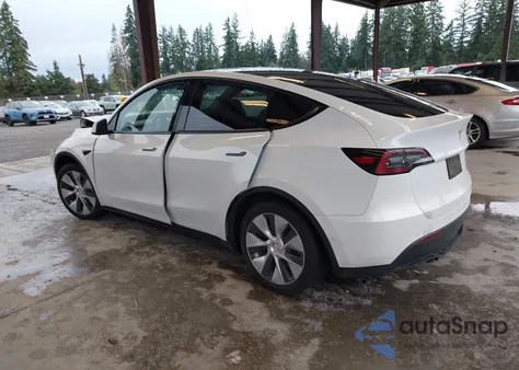 2022 Tesla Model Y Long Range Dual Motor All-Wheel Drive из США, поврежденный, VIN 7SAYGDEE0NF311935